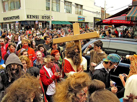 zombie jesus is risen. rejoice!