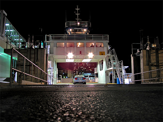 city centre airport, ferry, porter, airlines, night, evening, lake ontario, boat, transport, water, toronto, city, life