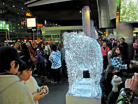 illuminite, 2009, decorations, yonge dundas square, yds, yonge street, dundas street, eaton centre, christmas, holidays, seasonal, events, crowd, group, presentation, celebration, lighting, ceremony, performance, toronto, city, life