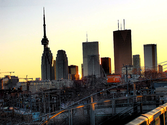 the receding hairline of the city