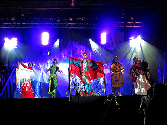 olympic torch ceremony, performance, aboriginal, old city hall, nathan phillips square, queen street west, bay street, toronto, city, life