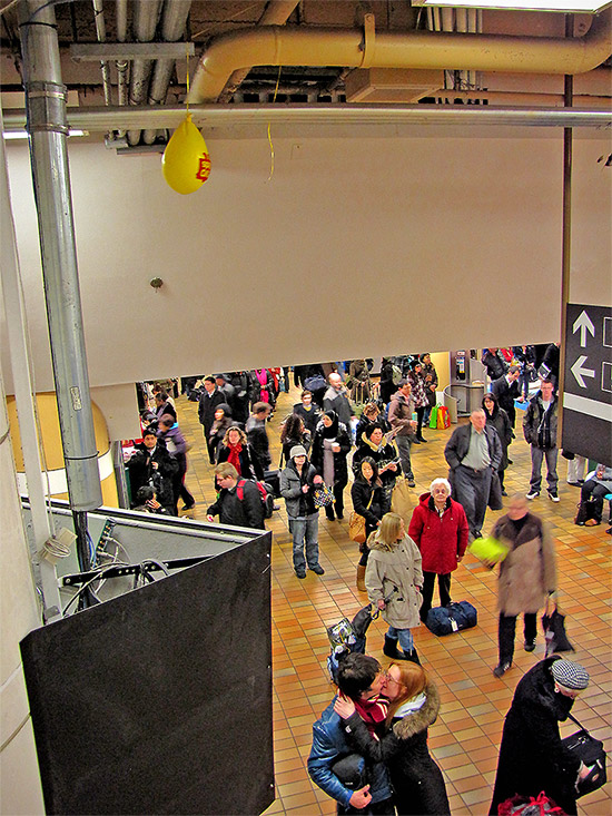 union station, go concourse, trains, locomotives, passengers, commuters, toronto, city, life