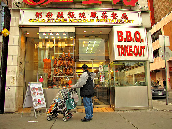 goldstone noodle restaurant, chinatown, spadina avenue, toronto, city, life