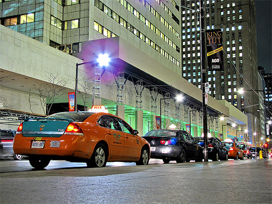 taxis, cabs, king street west, bmo, nesbitt burns, banks, financial district, toronto, city, life