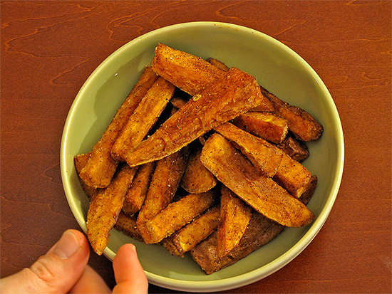 taiwanese yam fries, sweet potato, bowl, toronto, city, life