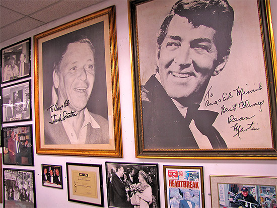 frank sinatra, dean martin, singers, queen of england, ed mirvish, honest ed's store, shop, toronto, city, life