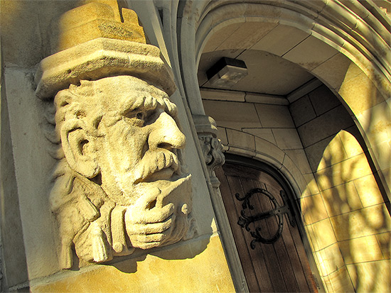 university of toronto, st. george campus, entrance, rock carving, adornment, thinking, toronto, city, life