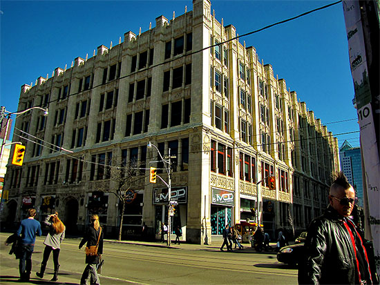 299 queen street west, much music, building, toronto, city, life