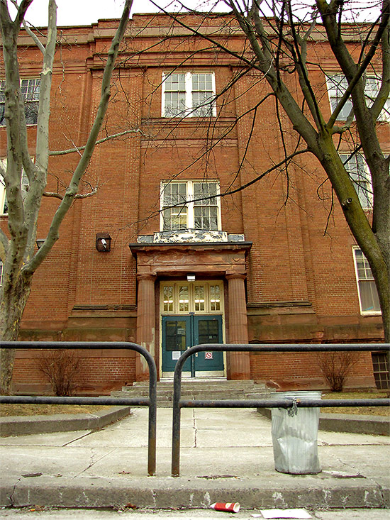 nelson mandela public school, regent park south, public housing project, toronto, city. life