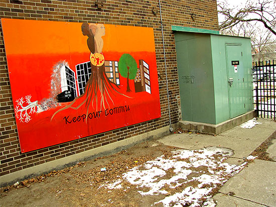 community art, regent park south, public housing project, toronto, city. life