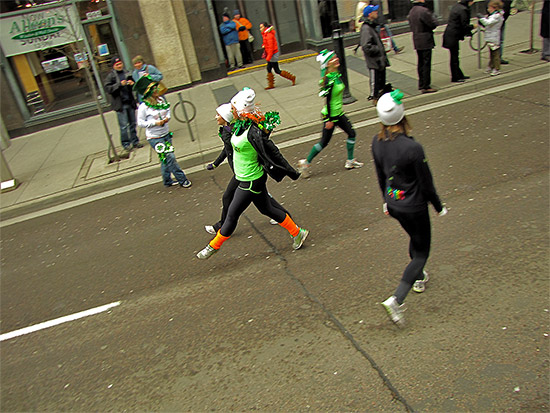 st. patrick's day parade, irish dancing, yonge street, toronto, city, life