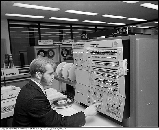 toronto archives, computers, computing, history, historic, toronto, city, life