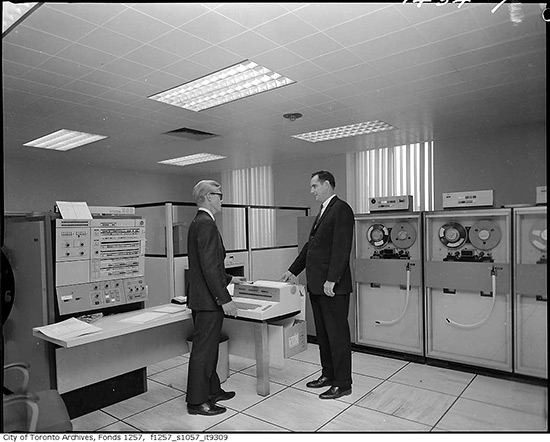 toronto archives, computers, computing, history, historic, toronto, city, life