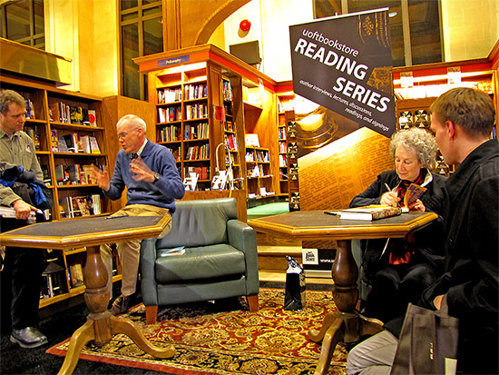 environment, eaarth, book signing, bill mckibben, margaret atwood,  reading series, uot bookstore, toronto, city, life