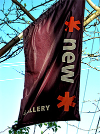 *new* gallery, art, queen street west, banner, toronto, city,life