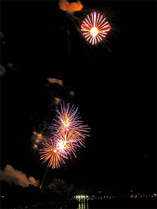 fireworks, victoria day, celebrations, ashbridge's bay, park, beach, lake ontario, toronto, city, life