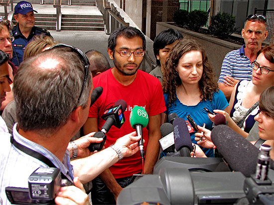 sayed hassan, legal counsel, toronto community mobilization network, protests, protestors, g20, g8, security, police headquarters, carlton street, toronto, city, life