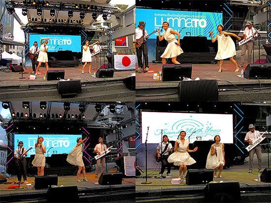 luminato, 2010, the moist towelettes, performers, music, japanese pop, yonge-dundas square, yds, toronto, city, life