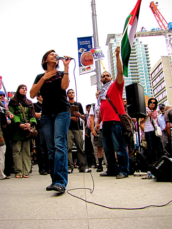 palestinian, israeli, protest, demonstration, march, rally, toronto, city, life