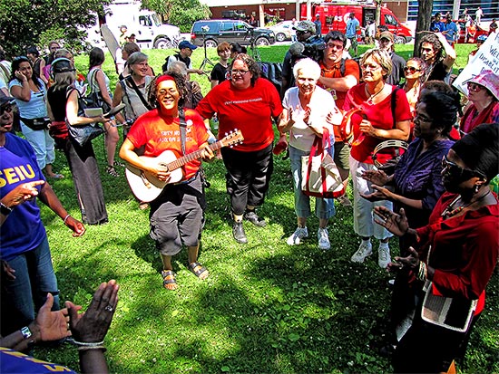 cupe freedom singers, allan gardens, g20, protests, protesters, toronto, city, life