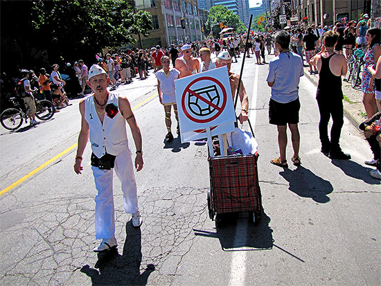 pride parade, gerrard street east, toronto city, life