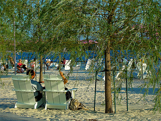 sugar beach, jarvis street, toronto, city, life