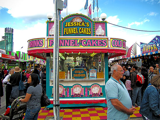 funnel cakes, cne, canadian national exhibition, toronto, city, life