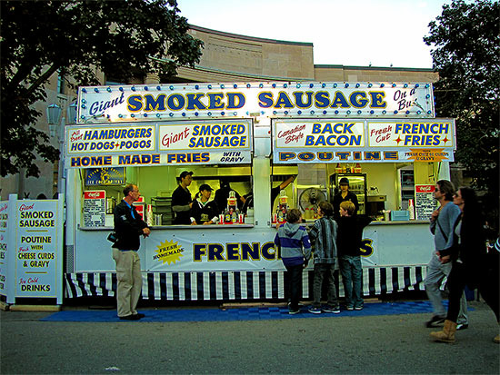 somed sausages, concession stand, cne, canadian national exhbition, toronto, city, life