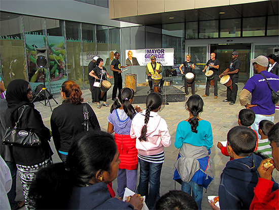 regent park, drumming group, george smitherman, elections, mayoral, toronto, city, life