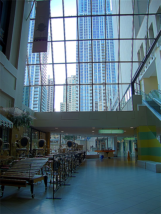 indoors, shopping mall, hdr, toronto, city, life