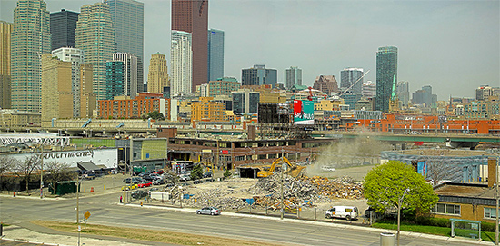 demolition, queen's quay, guvernment, skyline, panorama, toronto, city, life, blog