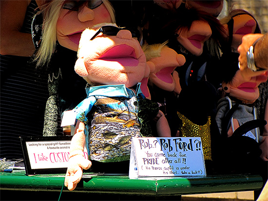 rob ford, puppet, marionette, toronto, city, life, blog