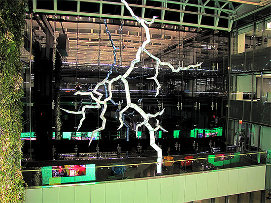 lightning, art, corus quay, decoration, toronto, city, life, blog