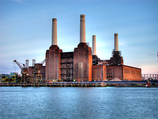 Battersea Power Station on the Thames