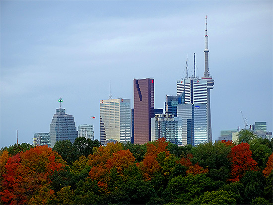 Skyline from the Don Valley Parkway