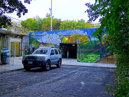 Sherbourne Station entrance, Bloor Street East