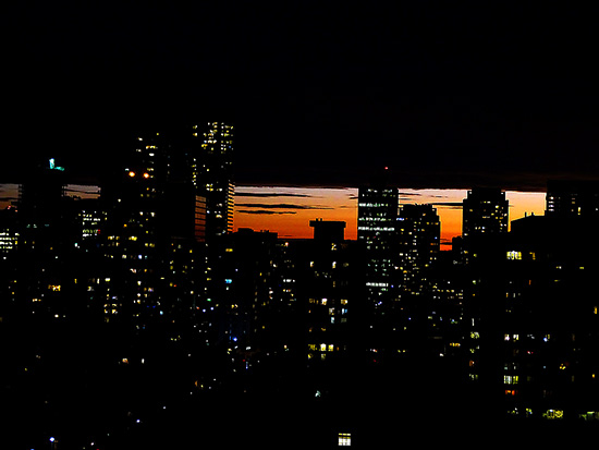 Looking west from Sherbourne and Carlton